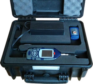sound level meter in weatherproof kit