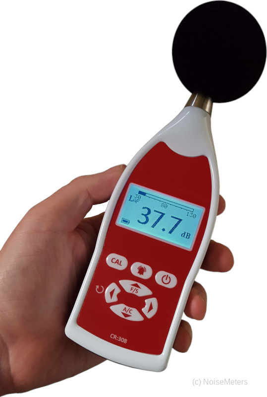 Sound Level Meter Sound Level Meter Digital Sound Level Meter AS804 Digital Sound Level Meter Test Monitor 30-130dBA Noise Tester for Automotive Noise Exposure Industrial Equipment etc