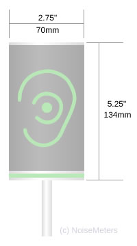 para noise size chart
